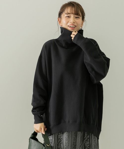 URBAN RESEARCH Sonny Label（アーバンリサーチサニーレーベル）の「裏起毛スウェットタートルプルオーバー（Tシャツ/カットソー・レディース・ブラック/ブラウン/ホワイト系その他・FREE）」の10枚目の写真