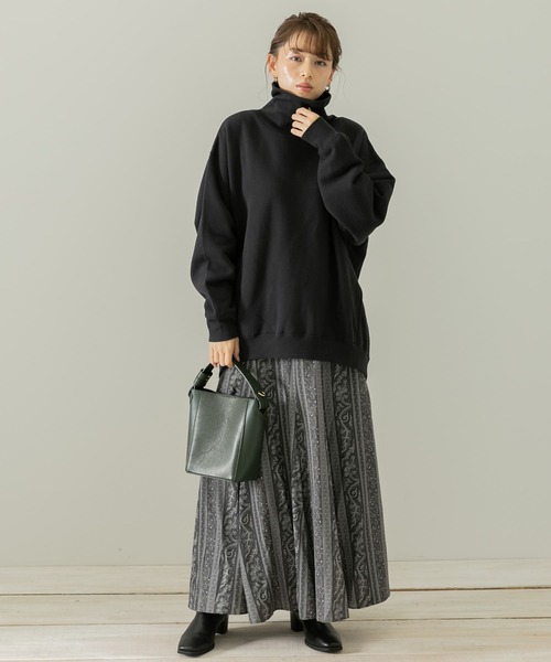 URBAN RESEARCH Sonny Label（アーバンリサーチサニーレーベル）の「裏起毛スウェットタートルプルオーバー（Tシャツ/カットソー・レディース・ブラック/ブラウン/ホワイト系その他・FREE）」の11枚目の写真