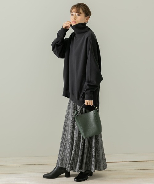 URBAN RESEARCH Sonny Label（アーバンリサーチサニーレーベル）の「裏起毛スウェットタートルプルオーバー（Tシャツ/カットソー・レディース・ブラック/ブラウン/ホワイト系その他・FREE）」の12枚目の写真