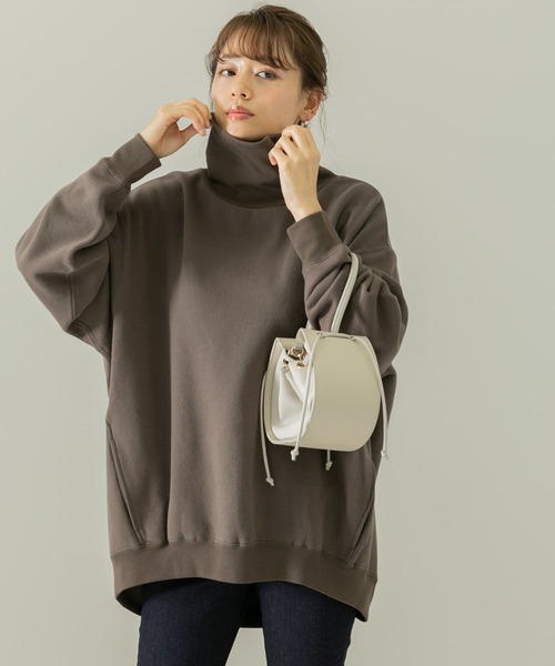 URBAN RESEARCH Sonny Label（アーバンリサーチサニーレーベル）の「裏起毛スウェットタートルプルオーバー（Tシャツ/カットソー・レディース・ブラック/ブラウン/ホワイト系その他・FREE）」の17枚目の写真