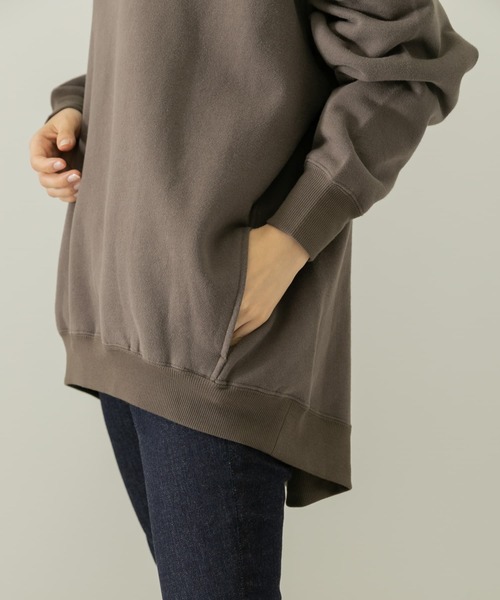 URBAN RESEARCH Sonny Label（アーバンリサーチサニーレーベル）の「裏起毛スウェットタートルプルオーバー（Tシャツ/カットソー・レディース・ブラック/ブラウン/ホワイト系その他・FREE）」の22枚目の写真