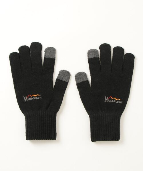MANASTASH（マナスタッシュ）の「MANASTASH/マナスタッシュ　SP GLOVE グローブ 手袋（手袋・メンズ・ブラック/ダークグリーン/グレー・FREE）」の2枚目の写真