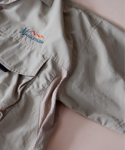 MANASTASH(マナスタッシュ)の「MANASTASH/マナスタッシュ RIVER SHIRT 22 リバーシャツ22 7125011(シャツ/ブラウス・メンズ・ブラック/パープル/グレー/カーキ/その他・MEDIUM/LARGE/X-LARGE)」の8枚目の写真