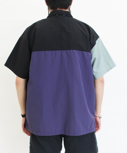 MANASTASH(マナスタッシュ)の「MANASTASH/マナスタッシュ RIVER SHIRT 22 リバーシャツ22 7125011(シャツ/ブラウス・メンズ・ブラック/パープル/グレー/カーキ/その他・MEDIUM/LARGE/X-LARGE)」の10枚目の写真