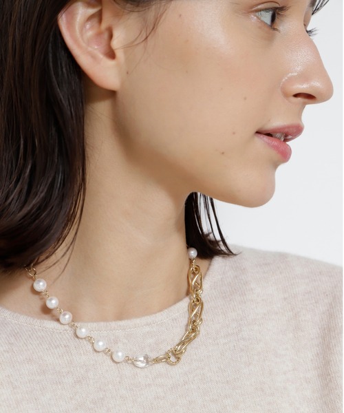 セール ｊｕｎｃｏ ｐａｒｉｓ パールミックスネックレス ネックレス Human Woman ヒューマンウーマン のファッション通販 Zozotown