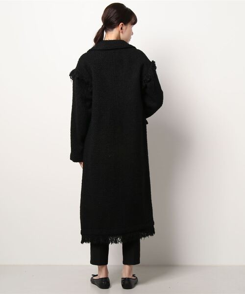 ENVYM(アンビー)の「フリンジロング CT(その他アウター・レディース・ブラック/チェック・FREE)」の19枚目の写真