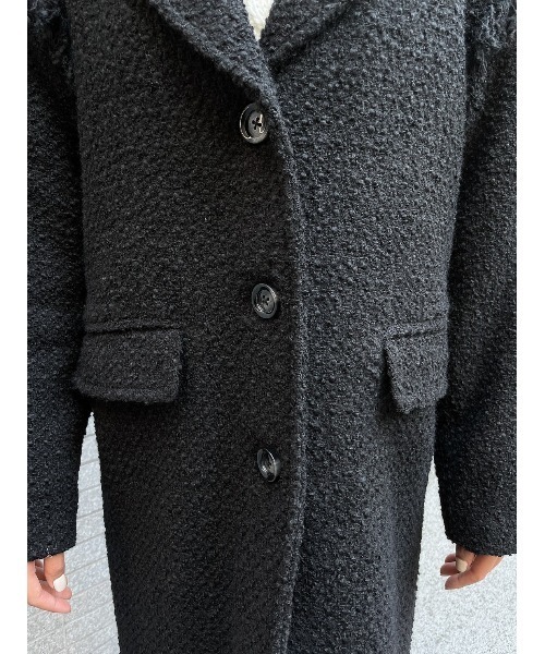 ENVYM(アンビー)の「フリンジロング CT(その他アウター・レディース・ブラック/チェック・FREE)」の9枚目の写真