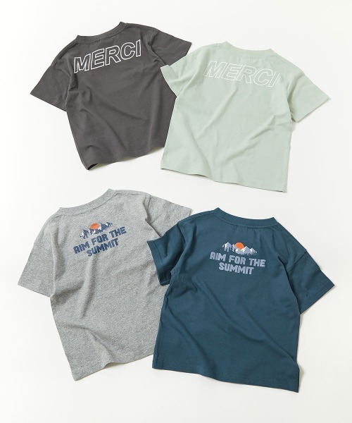 セール】デビラボ BOXバックプリント半袖Tシャツ（Tシャツ/カットソー
