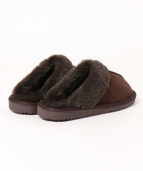 KOBE LETTUCE（コウベレタス）の「センターシームムートンファースリッパ[I2384]（その他シューズ・レディース・ベージュ/ブラウン系/ブラック/ブラウン・M/L/S/LL）」の5枚目の写真