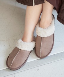 KOBE LETTUCE | センターシームムートンファースリッパ[I2384](その他シューズ)