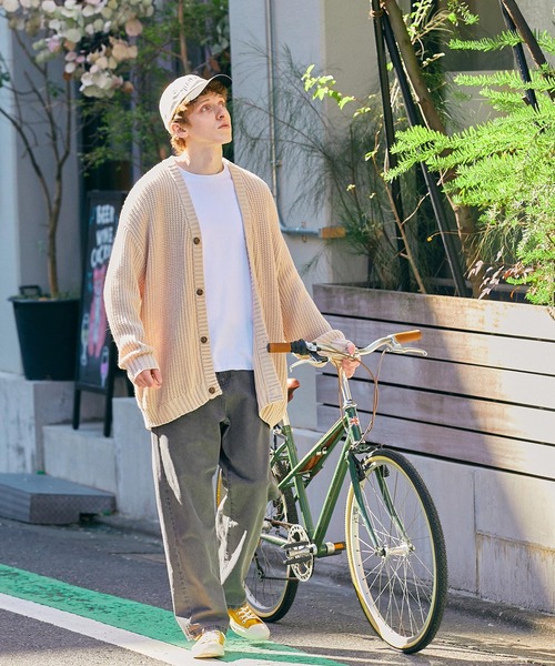 EMMA CLOTHES(エマクローズ)の「ルーズセミワイドストレートデニムパンツ EMMA CLOTHES(デニムパンツ・メンズ・ブラック/グレー/サックスブルー/インディゴブルー/ネイビー・S/M/L)」の18枚目の写真