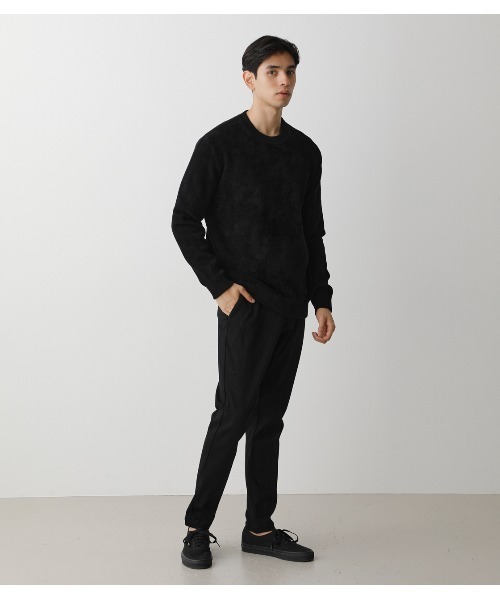 AZUL by moussy（アズールバイマウジー）の「HIGH POWER STRECH WARM PANTS（その他パンツ・メンズ・ブラック/杢グレー・SMALL/MEDIUM/LARGE）」の7枚目の写真