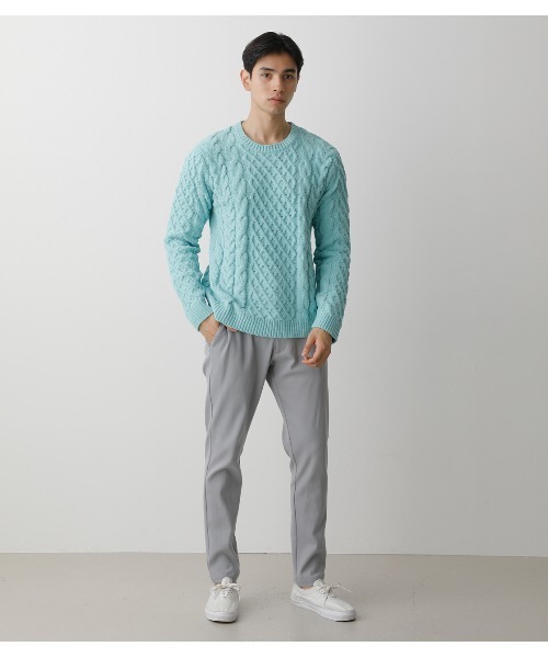 AZUL by moussy（アズールバイマウジー）の「HIGH POWER STRECH WARM PANTS（その他パンツ・メンズ・ブラック/杢グレー・SMALL/MEDIUM/LARGE）」の16枚目の写真