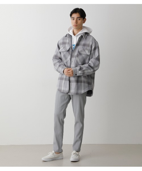 AZUL by moussy（アズールバイマウジー）の「HIGH POWER STRECH WARM PANTS（その他パンツ・メンズ・ブラック/杢グレー・SMALL/MEDIUM/LARGE）」の15枚目の写真