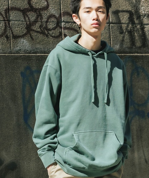 INDEPENDENT(インディペンデント)の「INDEPENDENT/インディペンデント Unisex Pigment Dye pullover hood ピグメントダイ プルオーバーパーカー フーディー(パーカー・メンズ・ブルー/チャコール/サンドベージュ/ライトグリーン・M/L/XL)」の20枚目の写真