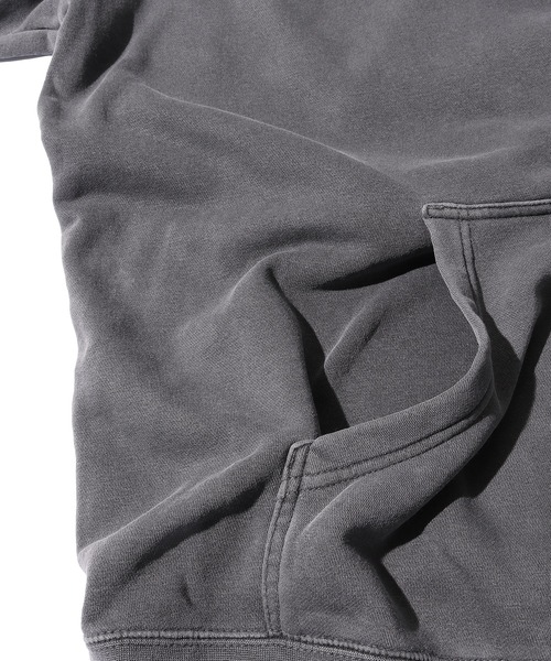 INDEPENDENT(インディペンデント)の「INDEPENDENT/インディペンデント Unisex Pigment Dye pullover hood ピグメントダイ プルオーバーパーカー フーディー(パーカー・メンズ・ブルー/チャコール/サンドベージュ/ライトグリーン・M/L/XL)」の11枚目の写真