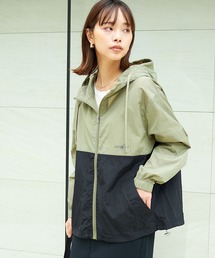 【KANGOL EXTRA COMFORT(カンゴール エクストラコンフォート)】配色切替 ビッグシルエット ワイドマウンテンパーカー