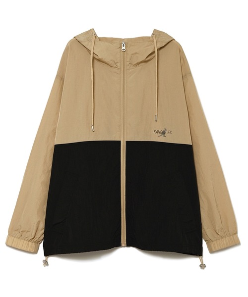 KANGOL EXTRA COMFORT(カンゴールエクストラコンフォート)の「【KANGOL EXTRA COMFORT(カンゴール エクストラコンフォート)】配色切替 ビッグシルエット ワイドマウンテンパーカー(マウンテンパーカー・レディース・ブラック/ベージュ/グレー/カーキ・LL/M/L)」の21枚目の写真