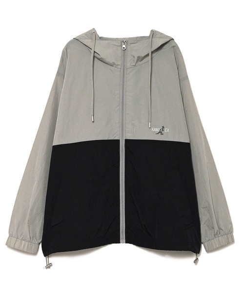 KANGOL EXTRA COMFORT(カンゴールエクストラコンフォート)の「【KANGOL EXTRA COMFORT(カンゴール エクストラコンフォート)】配色切替 ビッグシルエット ワイドマウンテンパーカー(マウンテンパーカー・レディース・ブラック/ベージュ/グレー/カーキ・LL/M/L)」の18枚目の写真