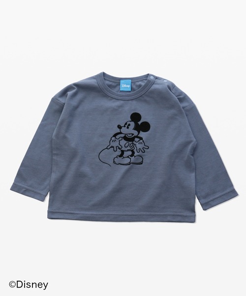 JAM & LINK（ジャムアンドリンク）の「【Disney】ミッキーマウス/プリントロンT（Tシャツ/カットソー・キッズ・グリーン系その他/ミント/ライトグレー/ダークブルー/カーキ/オレンジ系その他/ベージュ系その他/ブルー系その他/グレー系その他/ベージュ・100cm/110cm/120cm/130cm/80ｃｍ/90cm）」の8枚目の写真
