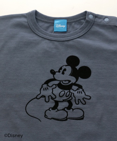 JAM & LINK（ジャムアンドリンク）の「【Disney】ミッキーマウス/プリントロンT（Tシャツ/カットソー・キッズ・グリーン系その他/ミント/ライトグレー/ダークブルー/カーキ/オレンジ系その他/ベージュ系その他/ブルー系その他/グレー系その他/ベージュ・100cm/110cm/120cm/130cm/80ｃｍ/90cm）」の21枚目の写真