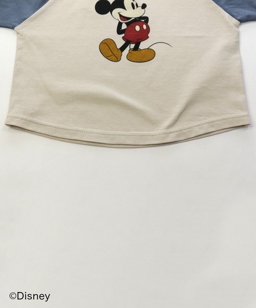JAM & LINK（ジャムアンドリンク）の「【Disney】ミッキーマウス/プリントロンT（Tシャツ/カットソー・キッズ・グリーン系その他/ミント/ライトグレー/ダークブルー/カーキ/オレンジ系その他/ベージュ系その他/ブルー系その他/グレー系その他/ベージュ・100cm/110cm/120cm/130cm/80ｃｍ/90cm）」の20枚目の写真