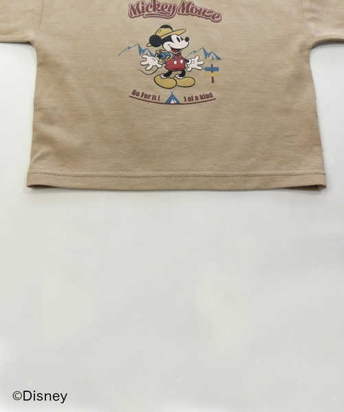 JAM & LINK（ジャムアンドリンク）の「【Disney】ミッキーマウス/プリントロンT（Tシャツ/カットソー・キッズ・グリーン系その他/ミント/ライトグレー/ダークブルー/カーキ/オレンジ系その他/ベージュ系その他/ブルー系その他/グレー系その他/ベージュ・100cm/110cm/120cm/130cm/80ｃｍ/90cm）」の19枚目の写真