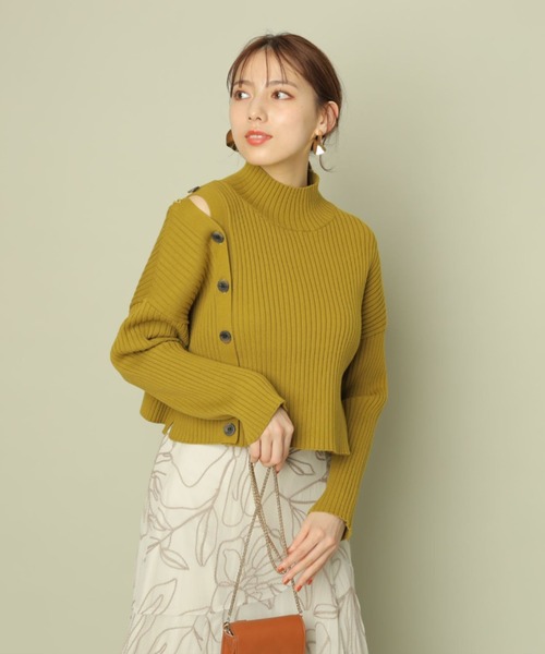 Mystrada（マイストラーダ）の「サイドボタンニット（ニット