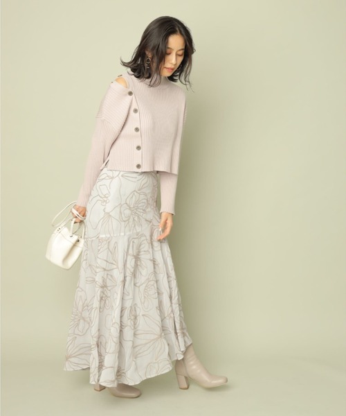 Mystrada（マイストラーダ）の「サイドボタンニット（ニット/セーター