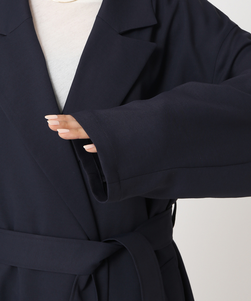 journal standard L'essage（ジャーナルスタンダードレサージュ）の「DULFニュアンスコート◆（その他アウター・レディース・ベージュ/ネイビー・FREE）」の19枚目の写真