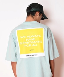 バックプリントワンポイントビッグシルエットTシャツ（ユニセックス）