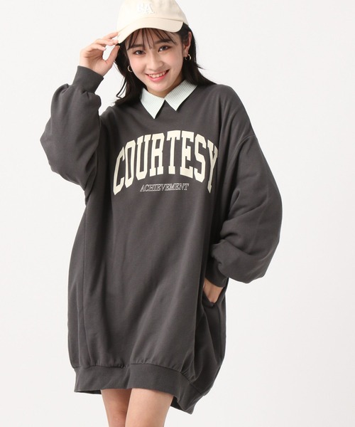 セール カレッジロゴスウェットワンピース ワンピース Repipi Armario レピピ アルマリオ のファッション通販 Zozotown