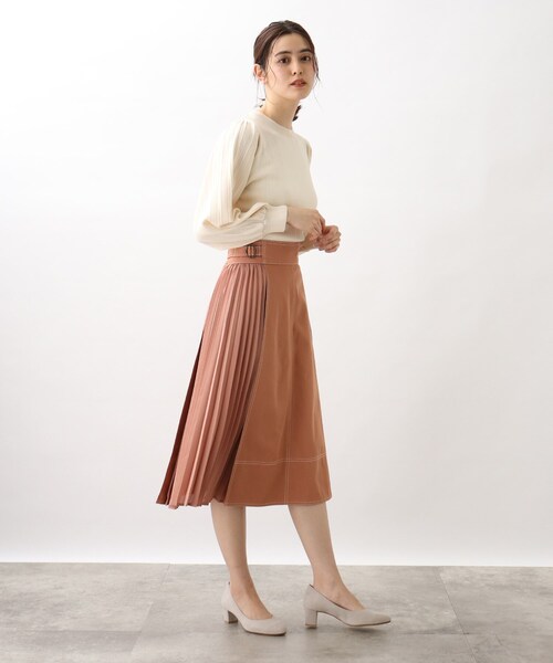 grove（グローブ）の「サイドプリーツスカート（スカート）」 - WEAR