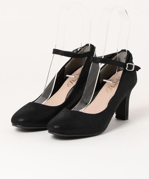 Parade（パレード）の「【極ふわっ】グリッターヒールパンプス　18160【Parade】（パンプス・レディース・ブラック/パープル/ゴールド/ブラック系その他/ゴールド系その他/シルバー/ブラック系その他2/アイボリー/シルバー系その他/ブラック系その他3/シルバー系その他2/グレー系その他/ピンク系その他/ベージュ/ベージュ系その他・22.0cm/24.5cm/24cm/22.5cm/23.0cm/25.5cm/23.5cm/25.0cm/26.0cm/24.0cm）」の4枚目の写真