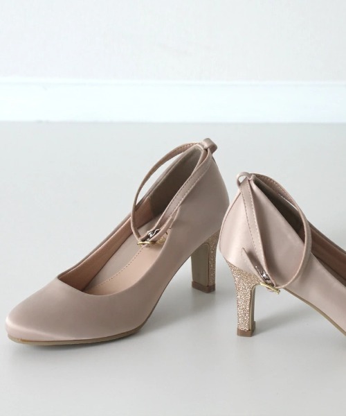 Parade（パレード）の「【極ふわっ】グリッターヒールパンプス　18160【Parade】（パンプス・レディース・ブラック/パープル/ゴールド/ブラック系その他/ゴールド系その他/シルバー/ブラック系その他2/アイボリー/シルバー系その他/ブラック系その他3/シルバー系その他2/グレー系その他/ピンク系その他/ベージュ/ベージュ系その他・22.0cm/24.5cm/24cm/22.5cm/23.0cm/25.5cm/23.5cm/25.0cm/26.0cm/24.0cm）」の8枚目の写真