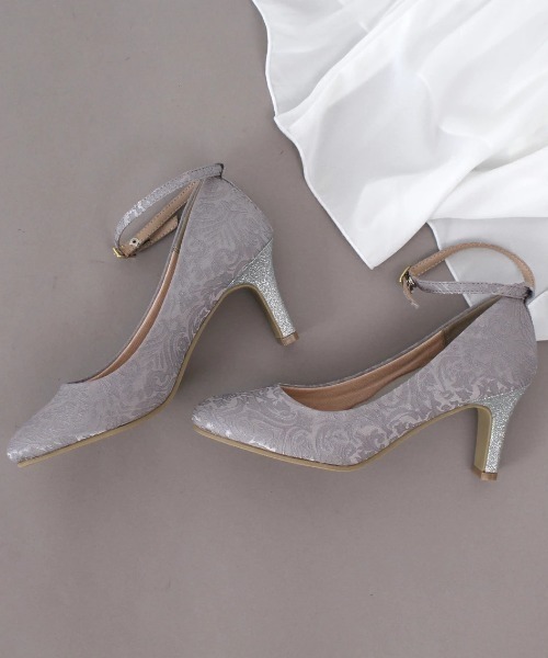 Parade（パレード）の「【極ふわっ】グリッターヒールパンプス　18160【Parade】（パンプス・レディース・ブラック/パープル/ゴールド/ブラック系その他/ゴールド系その他/シルバー/ブラック系その他2/アイボリー/シルバー系その他/ブラック系その他3/シルバー系その他2/グレー系その他/ピンク系その他/ベージュ/ベージュ系その他・22.0cm/24.5cm/24cm/22.5cm/23.0cm/25.5cm/23.5cm/25.0cm/26.0cm/24.0cm）」の7枚目の写真