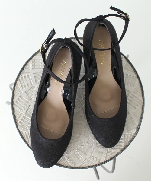 Parade（パレード）の「【極ふわっ】グリッターヒールパンプス　18160【Parade】（パンプス・レディース・ブラック/パープル/ゴールド/ブラック系その他/ゴールド系その他/シルバー/ブラック系その他2/アイボリー/シルバー系その他/ブラック系その他3/シルバー系その他2/グレー系その他/ピンク系その他/ベージュ/ベージュ系その他・22.0cm/24.5cm/24cm/22.5cm/23.0cm/25.5cm/23.5cm/25.0cm/26.0cm/24.0cm）」の5枚目の写真