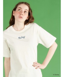 Disney | ワンポイント半袖カットプルオーバー/Mickey(Tシャツ/カットソー)