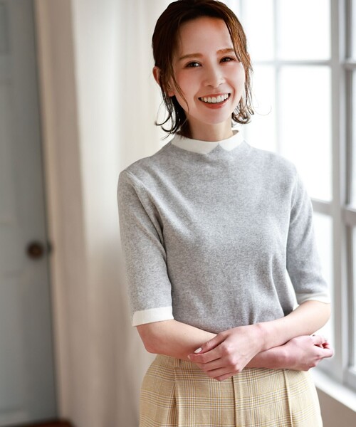 TVドラマ着用】Cleric Collar Knit プルオーバー(ニット/セーター ...