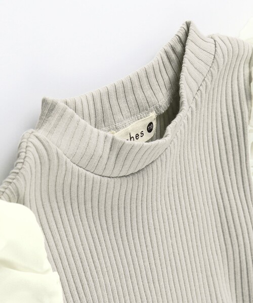 BRANSHES(ブランシェス)の「袖シフォンTシャツ(Tシャツ/カットソー・キッズ・グリーン/ベージュ・110/130/140/150/100/120/160)」の12枚目の写真