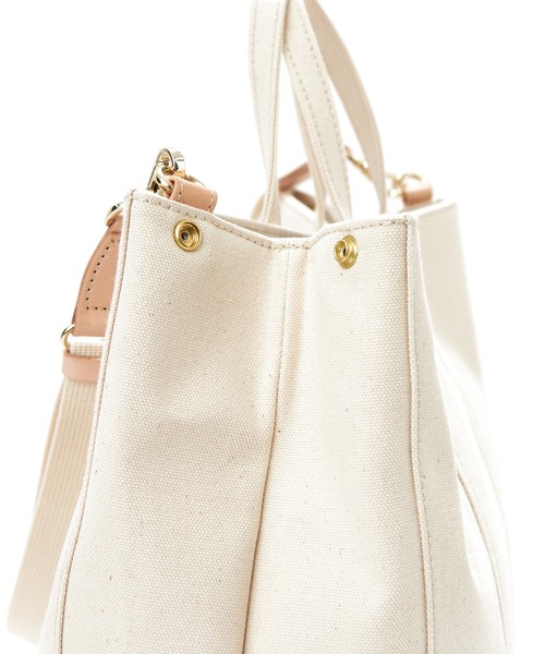 russet(ラシット)の「《SHOPPER》トートバッグ L 【キャンバス】(CE-244)(トートバッグ・レディース・キナリ/グレー/ブラック/ベージュ系その他2/ベージュ系その他/ベージュ・FREE)」の20枚目の写真