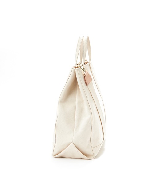 russet(ラシット)の「《SHOPPER》トートバッグ L 【キャンバス】(CE-244)(トートバッグ・レディース・キナリ/グレー/ブラック/ベージュ系その他2/ベージュ系その他/ベージュ・FREE)」の8枚目の写真