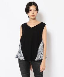 KMRii | 【別注】KMRii/ケムリ/LAYERED MAGNOLIA TOP/RFL(Tシャツ/カットソー)