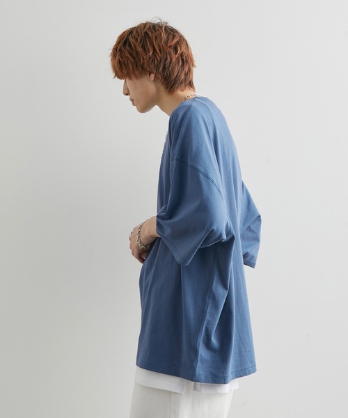 JUNRED（ジュンレッド）の「【tai x JUNRed】ルーズシルエットアンサンブル（Tシャツ＋タンクトップセット）（Tシャツ/カットソー・メンズ・ホワイト/ブラック/グリーン系その他2/ブルー系その他4・S/M/L）」の17枚目の写真