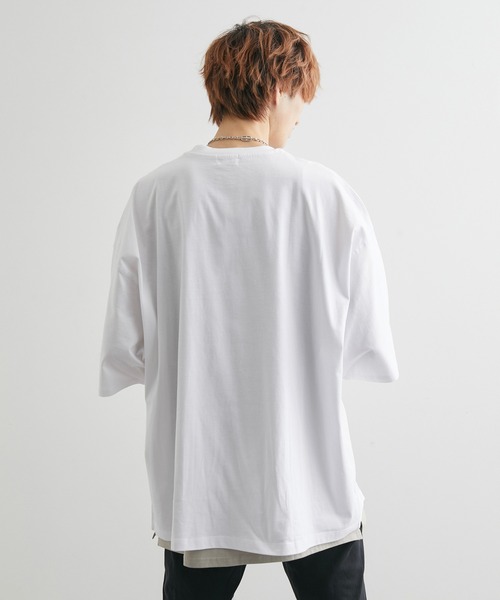 JUNRED（ジュンレッド）の「【tai x JUNRed】ルーズシルエットアンサンブル（Tシャツ＋タンクトップセット）（Tシャツ/カットソー・メンズ・ホワイト/ブラック/グリーン系その他2/ブルー系その他4・S/M/L）」の10枚目の写真