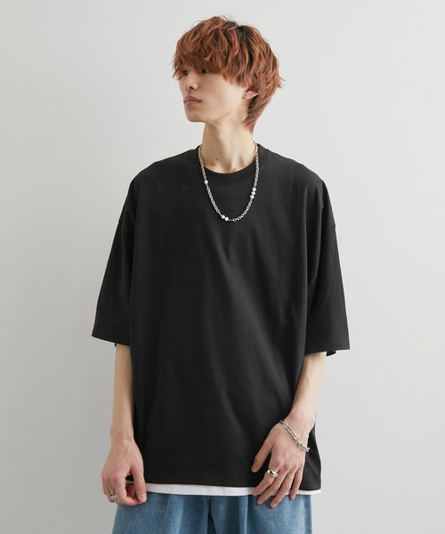 JUNRED（ジュンレッド）の「【tai x JUNRed】ルーズシルエットアンサンブル（Tシャツ＋タンクトップセット）（Tシャツ/カットソー・メンズ・ホワイト/ブラック/グリーン系その他2/ブルー系その他4・S/M/L）」の11枚目の写真