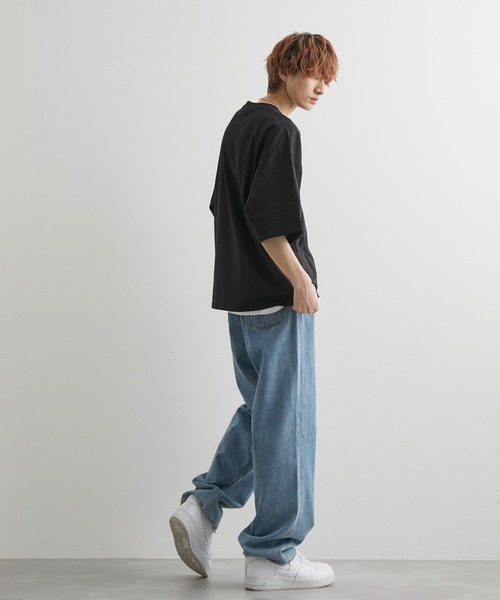 JUNRED（ジュンレッド）の「【tai x JUNRed】ルーズシルエットアンサンブル（Tシャツ＋タンクトップセット）（Tシャツ/カットソー・メンズ・ホワイト/ブラック/グリーン系その他2/ブルー系その他4・S/M/L）」の20枚目の写真