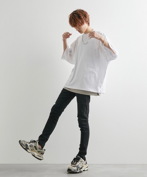 JUNRED（ジュンレッド）の「【tai x JUNRed】ルーズシルエットアンサンブル（Tシャツ＋タンクトップセット）（Tシャツ/カットソー・メンズ・ホワイト/ブラック/グリーン系その他2/ブルー系その他4・S/M/L）」の19枚目の写真