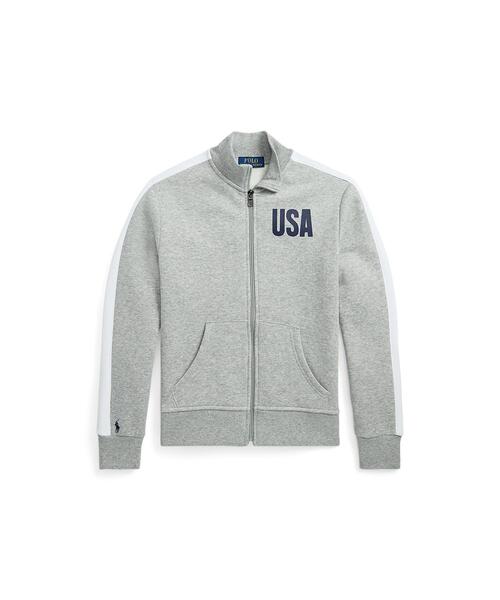 フリース グラフィック トラック ジャケット