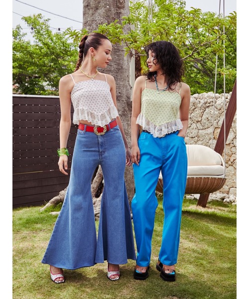 PAMEO POSE（パメオポーズ）の「Flower Queen Cami（キャミソール・レディース・ホワイト/イエロー・FREE）」の12枚目の写真